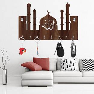 Fravy Islamic Design Masjid Wood Key Holder