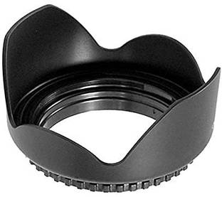 SUPERNIC 49 mm Digital Tulip Flower Lens Hood for Sony Cameras (Black) with microfiber cloth  Lens Hood