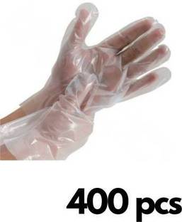 Wellstar 400Pcs Disposable Transparent Clear Gloves examination glove Polyisoprene Examination Gloves