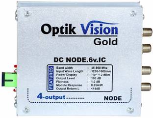 optik vision gold optical receiver 4 output 12 volt dc node Media Streaming Device