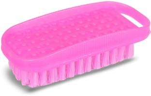 होंफिने Tinny Cloth Brush for Washing Cloths, Hand Wash or Machine Wash Usable While Rubbing Though Stains प्लास्टिक गीला और सूखा ब्रश