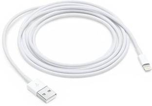 SANNO WORLD Power Sharing Cable 1 m Fast lightning USB Data Charging Cable 1 m Lightning Cable (Compatible with All iPhones (5,6,7,8 & X Series) , iPad & iPod, White, One Cable)