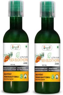 Vringra Sea Buckthorn Juice-Sea Buckthorn Fruit Juice-Multivitamin Health Drink(Pack Of 2) Energy Drink