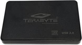 TERABYTE 2in1 USB 2.0 Laptop Casing 2.5" HDD/SSD Screwless Enclosure Case Cover SATA to USB 2.0 External Hard Drive Enclosure Case for Laptop Hard Disks Case 2.5 inch USB 2.0 LAPTOP CASING