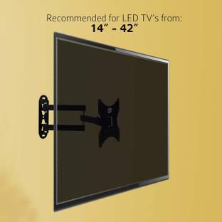 parth 19" to 42" LCD LED TV Wall Stand 180 Degree Rotatable (15 Degree Tilt UP/DOWN) Full Motion TV Mount