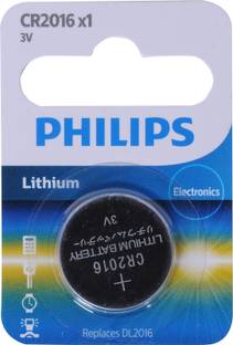 PHILIPS CR2016 lithium Coin Cell   Battery