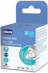 Chicco baby teat ( medium flow ) 2M+ Medium Flow Nipple