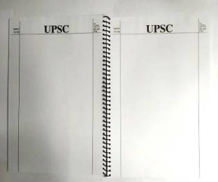 Wisegrain Upsc Mains Practice Spiral Notebook A4 Notebook No 200 Pages