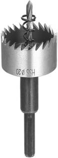A&S TOOLSHOP High Speed Steel Hole Saw Heavy-Duty Hole Cutter Compatible with 20mm