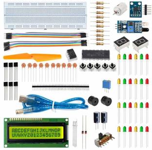 TRUSTECH Electronic Component Kit Assortment, Ardino uno kit, Ardino uno kit without aduino uno, Electronics project kit Electronic Components Electronic Hobby Kit