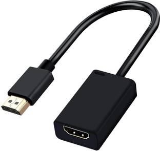 TRUSTECH (15cm-150mm) High Speed Gold Plated HDMI Male to Female Extension Cable HDMI Extender for Google Chrome Cast, fire tv Stick, Laptop/PC, LCD/LED TV, Xbox, PS3/PS4- Black Electronic Components Electronic Hobby Kit