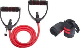 VATSMART Fitness Wrist Support with Single Resistance Tube Fitness Accessory Kit Kit