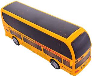 Sani International Toy Mall Musical Flash Light Bus for Kids, Luxury Bus Toy for kids