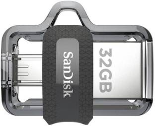 SanDisk Ultra dual drive m3.0 32 GB OTG Drive Compatible with Desktop Computer, Laptop, Mobile, Tablet, Television, Gaming Console USB 3.0 Plastic Case