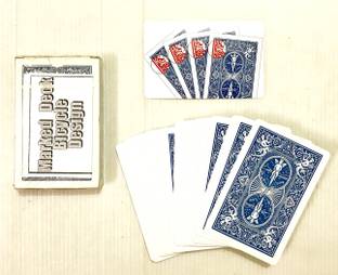 A SARKAR MAGIC WORLD MAGIC MARKED DECK BICYCLE DESIGN (BLUE) / MARK MAGICIANS CARD PACKET / SPY CODE MENTALIST CARD 1 Magic Tricks