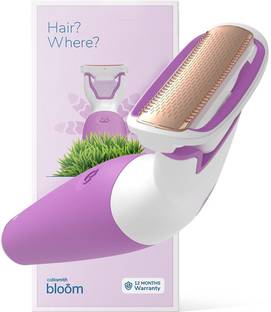 caresmith Bloom Electric Bikini Trimmer for Women| 18k Gold Plated Blades |Hair Removal Machine for Women | Specially Designed for Bikini Area | Hair Remover for Women for Body & Bikini Area Trimmer 60 min  Runtime 1 Length Settings