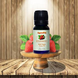 Sugandhim Strawberry Multipurpose Aroma Oil Strawberry Multipurpose Aroma Oil 10 ML