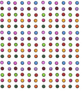SUNAINA MULTICOLOUR Velvet Round OUTLINE SKETCH Bindi, Kumkum Bindi for Women Ladies (SIZE-1) 8MM FOREHEAD Multicolor Bindis