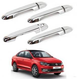 HOTRENZ HC-48646 DOOR HANDLE COVER FOR Chrome Volkswagen Vento Side Garnish