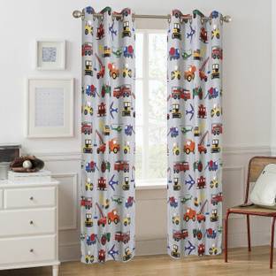 BEST FAB 274 cm (9 ft) Long Door Polyester Room Darkening Curtain (Pack Of 2)