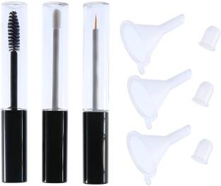 Vinayakart 3 PCS Set - 10ml Empty Mascara Tube , 10 ml Eyeliner Bottle , 10 ml Lip Gloss 10 ml