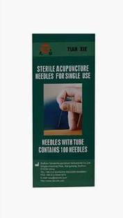 ACUPRESSURE LIFE STYLE Sterile Acupuncture Needles For Single Use Transparent (0.25X75)