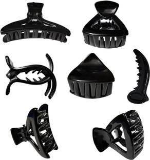 FOK All Hair Purpose Medium Size Stylish Hair Clutchers/Claws For Girls & Women - 7 Pcs Hair Claw