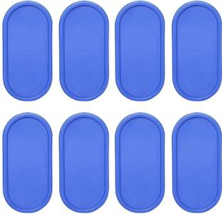 Cutting EDGE Modular Containers Lids Compatible with Cutting EDGE Containers Only, Pack of 8 7.4 inch, 3.7 inch Lid Set, Pack of 8