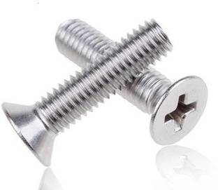 RPI SHOP Bolt - M3 X 10mm Phillips Drive Countersunk (CSK) Head Screws, Phillips Drive, Fully Thread, Nickel Finish, Machine Thread, Quantity - 10 Pcs