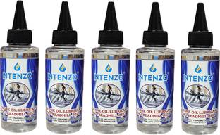 intenzo Silicone oil Lubricant for all type of treadmill belt and all gym Equipment's pack of 5 each in 125ml Manual Pump