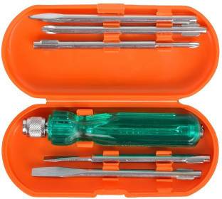 Globus SCREWDRIVER SET OF 6 PCS WITH TESTER Combination Screwdriver Set