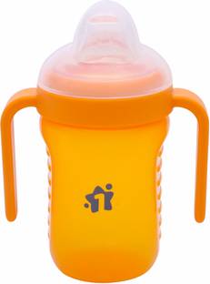 1st Step Matte Collection BPA Free Polypropylene Soft Spout Sipper with Twin Handles for Easy Grip