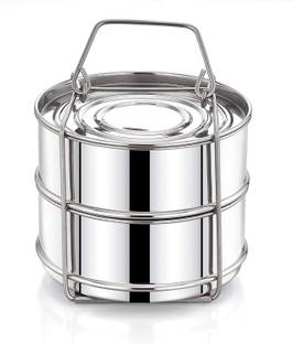 PRV Cooker Separator Set (2 Containers; Suitable for 3 litres Prestige Outer Lid Cooker) Stainless Steel Steamer