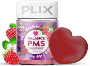 The Plant Fix Plix Olena PMS Balance gummies to alleviate cramps- Chasteberry, Ginseng, Vitamin B6