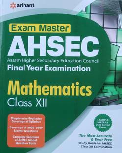 Exam Master Ahsec Mathematics Class 12 2021-22