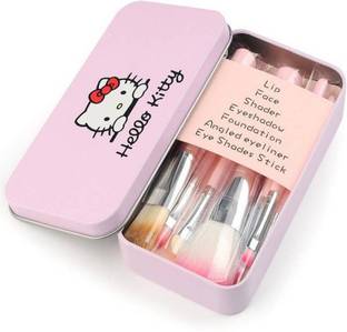 Hello Kitty Mini Pink Makeup Brush Set (Pack of 7)