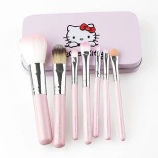 Hello Kitty Brush set pink [pack of 7] different brush for different applies