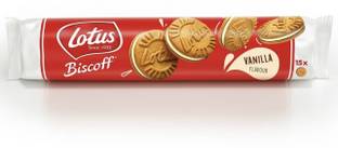Lotus Biscoff Caramelised Vanilla Flavour Sandwich Cookies 150g Cream Filled Biscuit