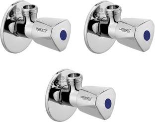ORIENTOLUXURY Stainless Steel Acura Angle wall - Pack of 3 Angle Cock Faucet