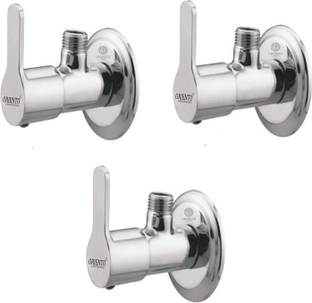 ORIENTOLUXURY Stainless Steel Flora Angle wall - Pack of 3 Angle Cock Faucet