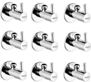 ORIENTOLUXURY Stainless Steel Turbo Angle wall - Pack of 9 Angle Cock Faucet