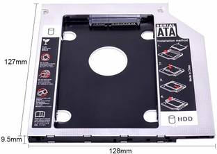TERABYTE 9.5MM HDD CADDY 2.5'' Internal SATA Second Universal Hard Disk Enclosure 2.5 inch 9.5MM Inter...