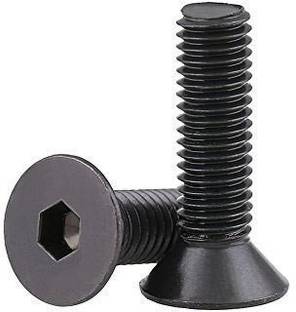 RPI SHOP Bolt - M6 x 40mm CSK Head Allen Cap Screws, Bright Finish, high tensile, Machine Thread, Quantity - 50 Pcs