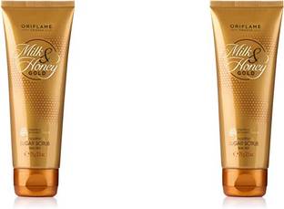 Oriflame MILK & HONEY GOLD SUGAR SCRUB PACK OF 2 PCS Scrub