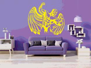 DICTON HUB 60 cm bird with men yle Removable Sticker