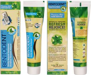 bentodent Premium Mint Pack Natural Toothpaste
