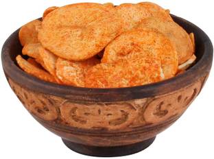 FreshoCartz Homemade Rajasthani Famous Aalu Papdi |Potato Chips Spicy Tangy Blended with Red Chilli Spices Chips