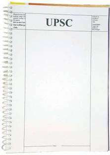 scruton upsc A4 Notebook ruled 300 Pages