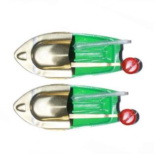 TOYS HOUSE Tin_Handmade Steam Boat Toys pack of 2 Green Color