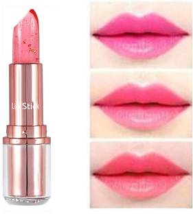 ADJD GLOSSY FINISH WATER PROF & LONG COLOR CHANGING LIPSTICK FOR ALL SKIN TYPE